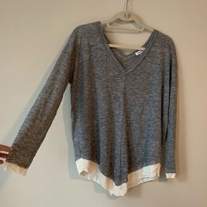 splendid grey long sleeve